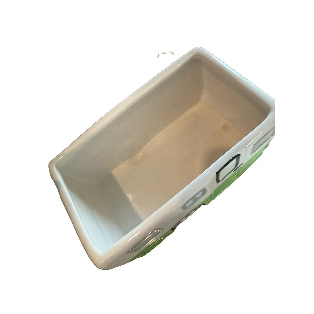 World Market Retro Vintage RV Happy Camper Trailer Ceramic Cookie Jar